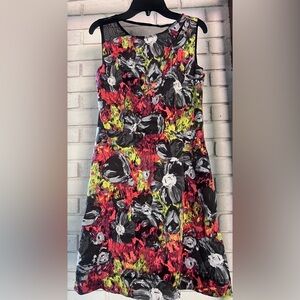 SOLD - RACHEL Rachel Roy Multicolor Floral Dress W/ POCKETS!💐